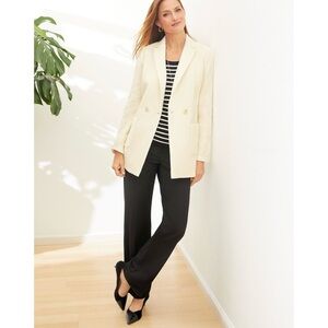 NWT Talbots | textured off white lightweight blazer jacket coat women’s 4